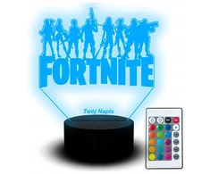 Led naktinė lemputė 3d statulėlė graviruotas žaidėjo prietaisas Fortnite figūrėlės žaidimas