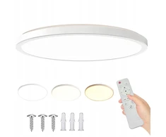 Led panelis plafonas ant lubų 3 spalvos baltas apvalus šviestuvas lubinis šviestuvas 24w