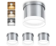 Led paviršinis prožektorius 90x86mm, 7w, 3cct, aliuminio korpusas