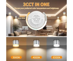 Led paviršinis prožektorius 90x86mm, 7w, 3cct, aliuminio korpusas
