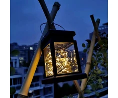 Led saulės žibintas stiklinis su 20 led (2 m girlianda) šiltai balta spalva su baterija – 2 stiklai rinkinyje sodo lempa saulės lempa žibintas saulės žibintas (2 x žibintas su led juostelėmis)