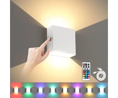 Led sieniniai šviestuvai vidaus patalpoms, maitinami baterijomis, pritemdomi, įkraunami usb, su jutikliniu valdymu, aukštyn žemyn sieninis šviestuvas, aliumininiai sieniniai šviestuvai miegamajam, svetainei su nuotoliniu valdymu, rgb