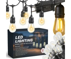 Led Solution 20m Led sodo girlianda su 20 lempučių, atspari vandeniui Ip65, terasa, sodo dekoracija