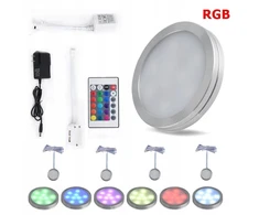 Led spintelės apšvietimas 4 vnt., 2.5w Rgb, virtuvės baldams