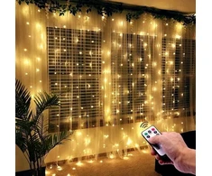 Led šviesos užuolaida 3x3m 300 Led šiltai balta