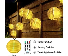 Led žibintai, girliandos, lauko maitinimas, 10 m, 50 led, praplečiamos, 8 režimai, girliandos, žibintas su nuotoliniu valdymu, atminties funkcija, laikmatis, kištukas, žibintas kalėdoms, terasai, balkonui, sodui