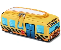Ledaou mielas penalas vaikams mergaitėms berniukams kawaii rašiklio penalas krepšys studentams, School bus, draugiškas vaikams, kasdienis