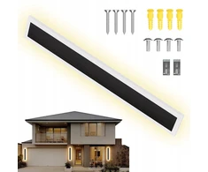 Ledea Led sieninis šviestuvas ilgas fasadinis sieninis šviestuvas vidaus 60cm 12w atsparus vandeniui