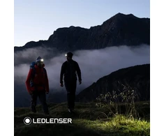 Ledlenser Mh5 Led galvos žibintas ir rankinis žibintas viename, skirtas laukui, maitinamas baterijomis arba akumuliatoriumi, 400 liumenų, raudonos šviesos funkcija, su baterija