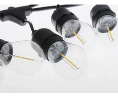 Ledom vandeniui atspari led sodo girlianda 5m 10x 1w 230v