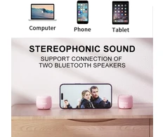 Kompiuterio kolonėlės Leicex nešiojama mini bluetooth kolonėlė, belaidė kolonėlė su kišeniniu dizainu, ipx7 atspari vandeniui, tobula maža muzikos dėžutė, skirta dušui, kelionėms, kambariui, dviračiui