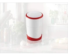 Leifheit Comfortline Gourmet pjaustyklė česnakams, daržovėms ir parmezano sūriui, plastikinis, baltas