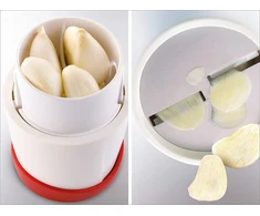 Leifheit Comfortline Gourmet pjaustyklė česnakams, daržovėms ir parmezano sūriui, plastikinis, baltas
