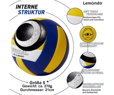 Lemondo tinklinio kamuolys Pu minkštas paplūdimio tinklinio kamuolys minkštas vandeniui atsparus su pompa tinkamas naudoti patalpose ir lauke vandens kamuolys žaidimams treniruotėms paplūdimio kamuoliai