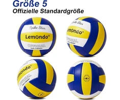 Lemondo tinklinio kamuolys Pu minkštas paplūdimio tinklinio kamuolys minkštas vandeniui atsparus su pompa tinkamas naudoti patalpose ir lauke vandens kamuolys žaidimams treniruotėms paplūdimio kamuoliai