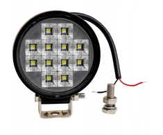 Lempа 12 x led cree apvali su jungikliu. Priekabos, kėbulo apšvietimas.