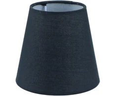 Lempos gaubtas E14/e27, modernus, juodas, Ø13 cm