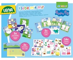 Lena 42731 Kūrybinis rinkinys su lipdukais, daugiaspalvis
