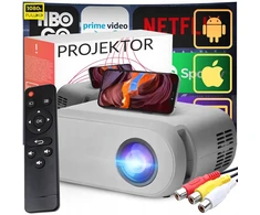 Lenovo Retoo Projektorius Full Hd Wifi Bt Lcd Mini Nešiojamas 30-100 colių Tv 3000lm