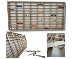 Lentyna automobiliams, modeliukams, Hot Wheels, organizeris 80 vietų fanera