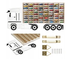 Lentyna automodeliams Hot Wheels 80 skyrelių sunkvežimis
