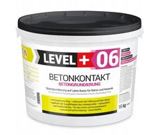 Level+ Betonkontakt gruntas, sukibimą gerinantis kvarcinis, 15 kg