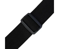 Levy's Leathers Cotton Suede Series gitaros dirželis | medvilninis | plotis 5 cm | juodas | (mc8-blk)