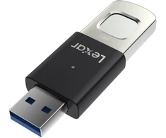 Lexar Jumpdrive Fingerprint F35 Pro 128gb Usb 3.0 atminties kortelė, iki 400 Mb/s skaitymo/300 Mb/s rašymo greitis, Usb atmintinė, leidžiama 10 pirštų atspaudų Id, atminties kortelė, Pc/nešiojamas kompiuteris (ljdf35p128g-rnbng)