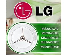 LG Stiklinis mikrobangų krosnelės lėkštės laikiklis 24.5 cm