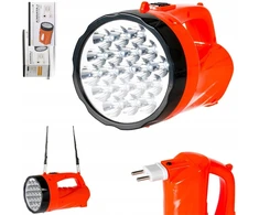 Libox Led prožektorius-paieškos žibintas su akumuliatoriumi, 2 režimai, 19xled