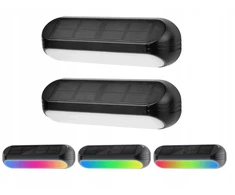 Sieninis šviestuvas Light Prestige 2x Led Plus sodo šviestuvas, led fasadinis lauko sieninis saulės Rgb+ww