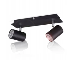 Light Prestige Dvigubas lubinis šviestuvas, spot halogeninis Gu10, paviršinis, sieninis
