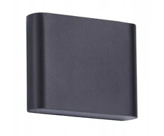 Light Prestige Sapri juodas sieninis šviestuvas Ip54 Led