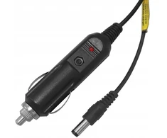 Liitokala 12v 2a automobilinis adapterio įkroviklis, kištukas 5,5 x 2,5 mm