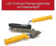 Lilly valymo šepetys, skirtas griliui, nerūdijančio plieno, virtuvės reikmenys