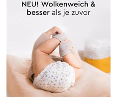 Lillydoo Švelnios kūdikių sauskelnės – 1 dydis (2–5kg), mėnesio dėžutė (144 vnt.), patikima apsauga nuo pratekėjimo, minkštos, be kvapiklių ir losjonų jautriai odai, dermatologiškai patikrintos