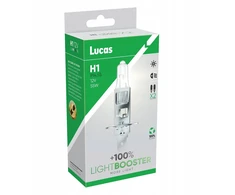 Limastar H1 lemputės Lucas Light Booster +100% | P14,5s 12v 55w | Komplektas 2 vnt.