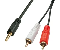Lindy 20 m Premium Phono į 3.5 mm kabelis
