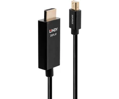 Lindy 40921 1m aktyvus mini displayport į hdmi adapterio kabelis su hdr