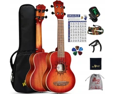 Line6 Sopraninis ukulele 26" iš raudonmedžio medienos + priedų rinkinys
