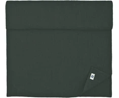 Linen &amp; Cotton Lininis ir medvilninis stalo takelis, audinio stalo takelis, stalo dekoracija Hygge 100% linas juodas (40 x 300 cm) ilgas takelis stalui, valgomojo stalui namų virtuvei, vakarienei, vėlyviems pusryčiams, vakarėliui, Kalėdoms
