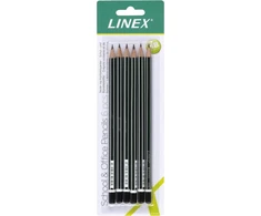 Linex Classic Hb Wp100 pieštukai, 6 vnt. pakuotė, žali