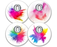 Lipdukai Freestyle Libre 3, 4 vnt. rinkinys, Holi dizainas