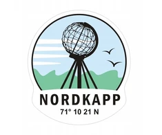 Lipdukas 8,5 cm Nordkapp motociklui, kemperiui, automobiliui
