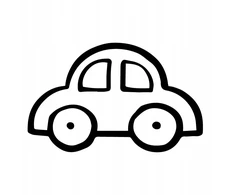 Lipdukas ant automobilio Autko Samochodzik ant stiklo 10 cm