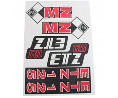 Lipdukas lipdukai kalkomanija mz 125 raudonas komplektas