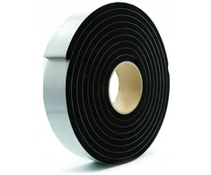 Lipni Epdm sandarinimo juosta, tanki, 10 mm storio, 90 mm x 5 m, juodos spalvos putos
