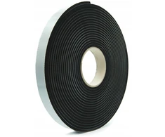 Lipni Epdm sandarinimo juosta, tanki, 4 mm storio, 35 mm x 5 m, juodos spalvos putos