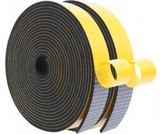 Lipni sandarinimo juosta durims langams 25x3mm blacktotal 2vnt 5m