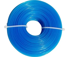Lism Trimmerio valas 1,6 mm x 100 m, žoliapjovės valas sodui, vejapjovė, elektrinis trimeris, mėlynas apvalus nailoninis siūlas